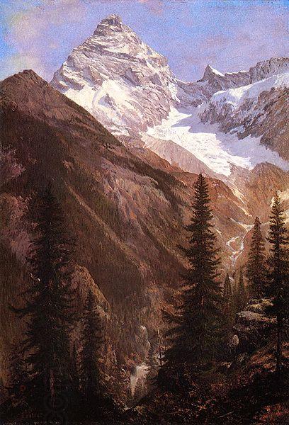 Albert Bierstadt Canadian_Rockies_Asulkan_Glacier